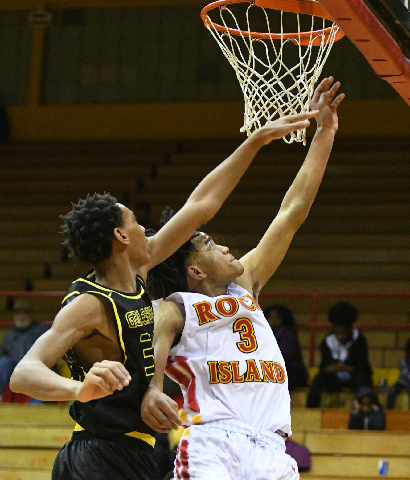 Prep Boys' Basketball: Galesburg at Rock Island